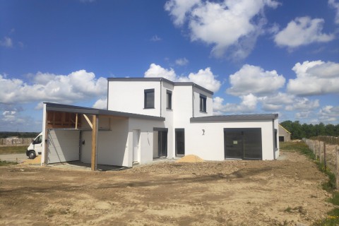 Maison passive biosourcée et bas carbone