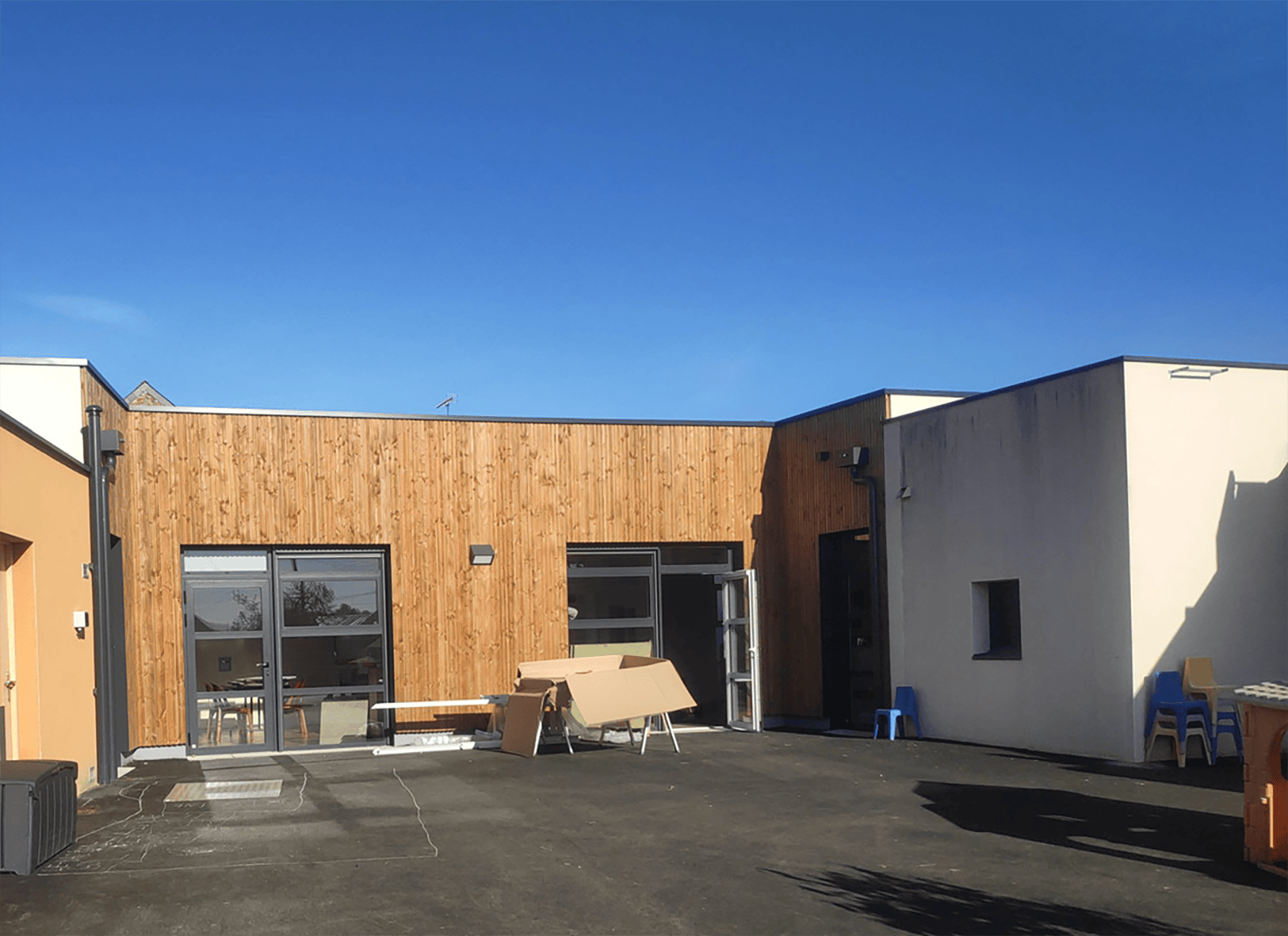 Extension ossature bois INSO Cholet